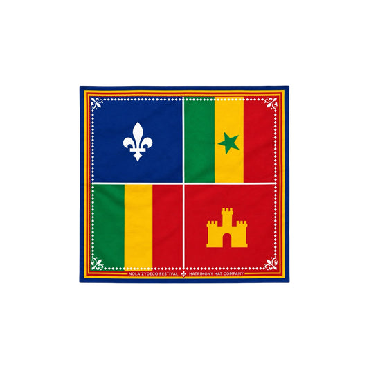 NOLA ZYDECO FESTIVAL x HATRIMONY | Creole Heritage Bandana